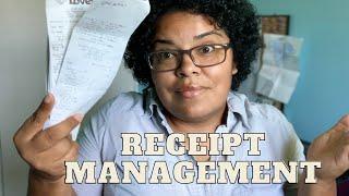 How to Organize Receipts//Receipt Management System//Electronic storage