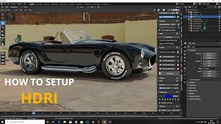 How to setup HDRI in Blender 2.8 || Environment texture