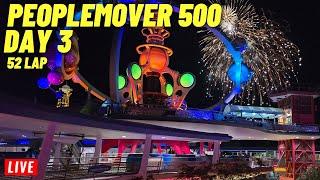  LIVE: PeopleMover 500 let's ride 500 Miles Day 3 at Magic Kingdom, Walt Disney World 1/6/2025