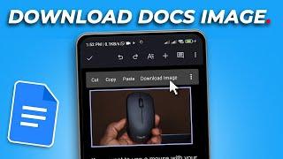 How To Download Images from Google Docs Files on Android - Save Pictures from Google Docs