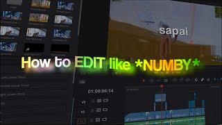 HOW TO EDIT LIKE NUMBY *Tutorial* | DaVinci Resolve 18 (FREE PRESETS in Desc.)