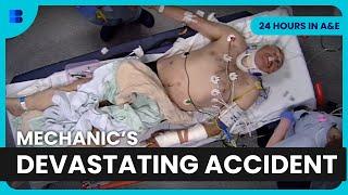 Mechanic Crushed by Own Car | 24 Hours In A&E | Banijay Science