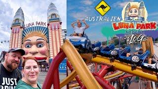 Sydney und sein Luna Park - Modernste Achterbahnen in Historischem Freizeitpark mitten in der City