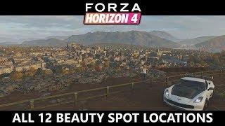 Forza Horizon 4 - All 12 Beauty Spot Locations Guide - Taking the Grand Tour Achievement Guide