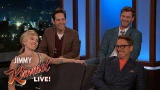 Avengers Cast on Premiere, Favorite Lines, Matching Tattoos & Birthday Gifts