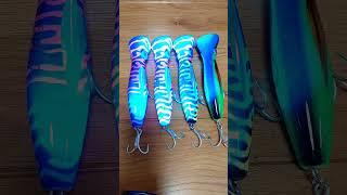 Only the best fishing lures from AliExpress. Fjord squid popper. UV glowing.