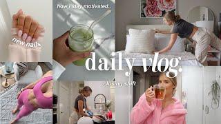 VLOG: new nails, chat about motivation + winter gloom, & my 10 MINUTE TIDY routine!