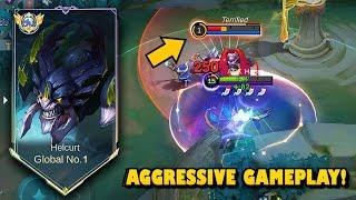 2024 GLOBAL HELCURT PERFECT & SUPER AGGRESSIVE GAMEPLAY!! ( BEST BUILD 2024 ) MOBILE LEGEND