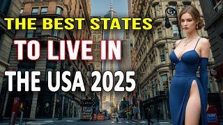 Top 10 Best States to Live in the USA 2025| Quality of Life, Affordable Living & More | Video 4K