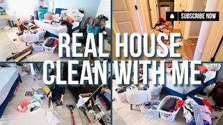 RELATABLE HOME CLEAN WITH ME | REAL LIFE HOME CLEANING MOTIVATION | DECLUTTERING A GIANT MESS