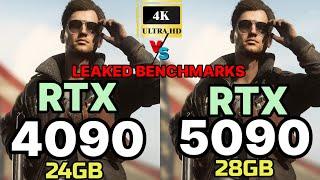 RTX 5090 VS RTX 4090 SPEC COMPARISON LEAK'S BENCHMARK  RTX 5090 Blackwell