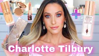 FULL FACE OF CHARLOTTE TILBURY FAVORITES + NEW AIRBRUSH FLAWLESS SETTING SPRAY!