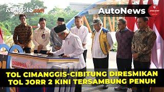 Tol Cimanggis-Cibitung Diresmikan, Tol JORR 2 Tersambung Penuh 111 Km