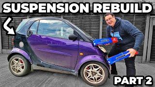 Smart ForTwo 450 Suspension Rebuild - New Springs, Shock Absorbers And Top Mounts