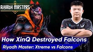  XinQ LION KILLER  vs Team FALCONS | Dota 2 Pro Gameplay