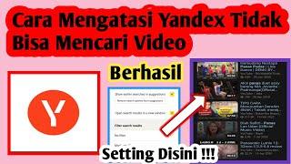 Cara Mengatasi Yandex Tidak Bisa Mencari Video | Cara Mengatasi Yandex