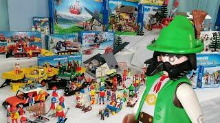 PLAYMOBIL Bergwelt mit Wintersport, Seilbahn und Almhütten