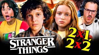 STRANGER THINGS Season 2, Episodes 1 & 2 REACTION!! Netflix | Millie Bobby Brown | Sadie Sink