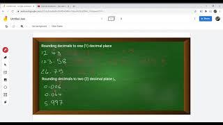 Rounding Decimals to 1 Decimal Place and 2 Decimal Places