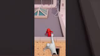 Ollie visits the moon while play'n Gang Beasts #gang #gangbeasts #games #gaming #fanboyprime #shorts