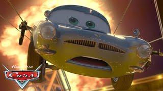 Finn McMissile's Getaway Chase in Cars 2 | Pixar Cars