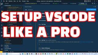 Setup VS Code Like a Pro