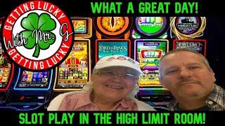 GETTING LUCKY WITH MR G. PLAY SLOTS IN THE HIGH LIMIT ROOM