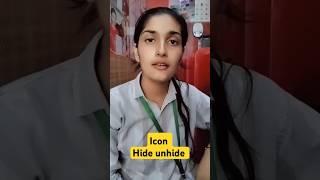Desktop Icon hide unhide  karna #education #icon #hide #unhide #windowstips #trending #tricks #yt