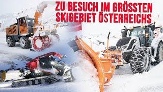 Winterdienst in Österreich: Valtra Traktoren und Pistenbully [Story in 4K]