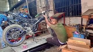 from single chasis to full repairing R15 V4 ️️ | Navin Auto Care Narayanghat ️