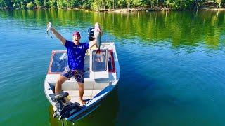 48hr Catch Cook Camp From a BOAT!
