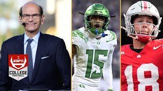 ESPN breaks down CFP Rankings after Week 10: Oregon stay undefeated; Ohio State take down Penn State