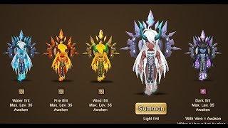 Summoners War - полный Обзор всех Ифритов (Ifrit guide)  когого качать и какие статы делать 