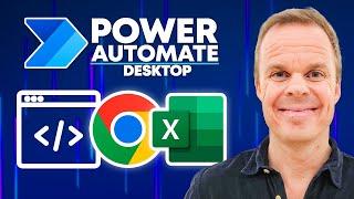 Save Web Data to Excel - Power Automate Desktop Advanced Use Case