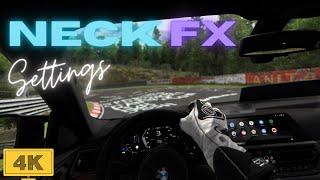 Assetto Corsa / My NeckFX Settings / Realistic Camera Shake / Settings at End of Video / 1440p /