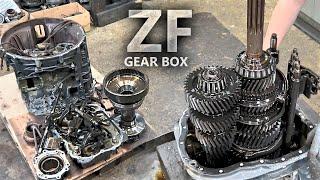 REPAIR OF GEARBOX ZF 16 S 1920 TD. ECOSPLIT 4