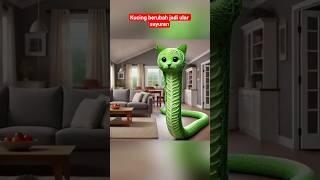 the cat becomes a vegetable Snake