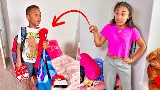 ADOPTED BROTHER TAKES BIG SISTER NEW ROOM!! What happen NEXT is SHOCKING!