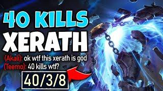 WHEN THE RANK 1 XERATH DROPS A 40 KILL GAME AND 120K DAMAGE (INSANE) - League of Legends