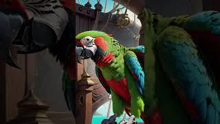 Parrot & Pirates: More Than Just Feathered Friends!#shorts