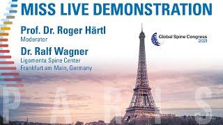 Live MISS Demonstration by Dr. Ralf Wagner at GSC