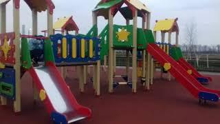 Детская площадка в новом парке. Ст. Выселки / Children's Playground St. Viselky Krasnodar