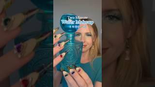 doing your makeup with water#asmr