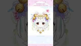 Speed drawing chibi Angela from MLBB, Kishin Densetsu skin