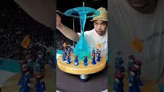 Close-up of the process of creating beautiful Slow-motion art videos #22