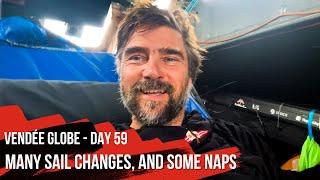 Many Sail Changes, And Some Naps - Day 59 - Vendée Globe