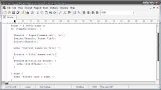 Beginner PHP Tutorial - 78 - File Handling: Reading a File