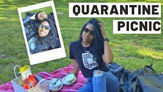 VLOG | A DAY IN QUARANTINE - PICNIC IN THE PARK DATE! | Zenese Ashley