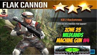 Campaign Zone 23 Wildlands Flak Cannon Machine Gun mission #4 Sniper strike : special ops