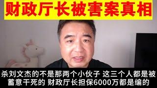 翟山鹰：湖南财政厅长被害案真相丨真正的凶手不是两个小伙子却另有其人丨6000万 财政厅长担保都是编的丨刘文杰丨江燚辉丨江辉